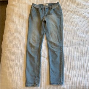 Free People Washed Denim Jeans
